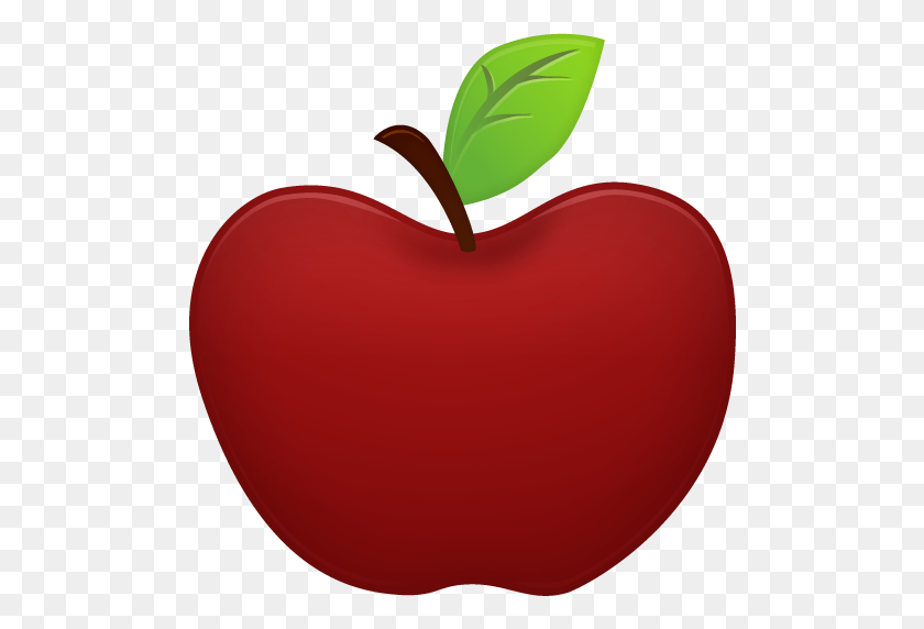 512x512 Red Apple Clipart Nice Clip Art - Red Apple Clipart