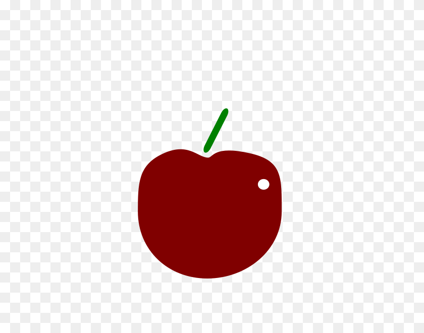424x600 Red Apple Clipart Png For Web - Red Apple PNG