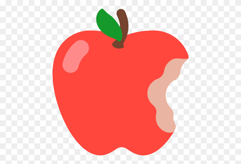 512x512 Red Apple Emoji For Facebook, Email Sms Id - Apple Emoji PNG