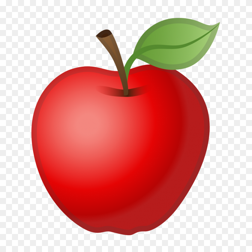 1024x1024 Значок Красное Яблоко Ното Emoji Набор Иконок Еда Напиток Google - Красное Яблоко Png