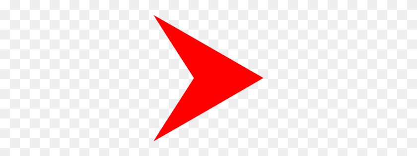 256x256 Red Arrow Icon - Red Arrow PNG Transparent