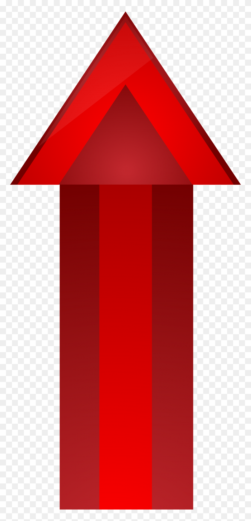 3700x8000 Flecha Roja Png Clipart - Flecha Roja Clipart
