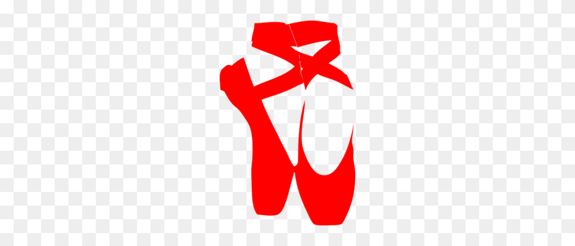 198x299 Red Ballet Shoe Clip Art Shenzen Silhouette - Pointe Shoes Clipart
