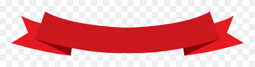 6191x1278 Bandera Roja Clipart Png - Rojo Png
