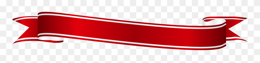 3670x690 Red Banner Ribbon Png Png Image - Red Banner PNG