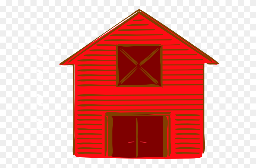 600x492 Red Barn Clip Art - Barn Clipart