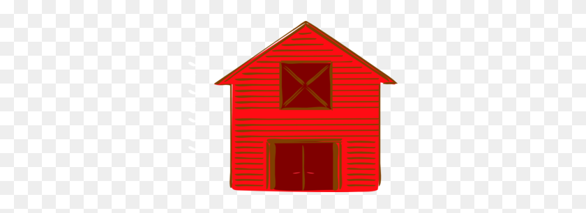 300x246 Red Barn Clip Art - Barn Clipart Free
