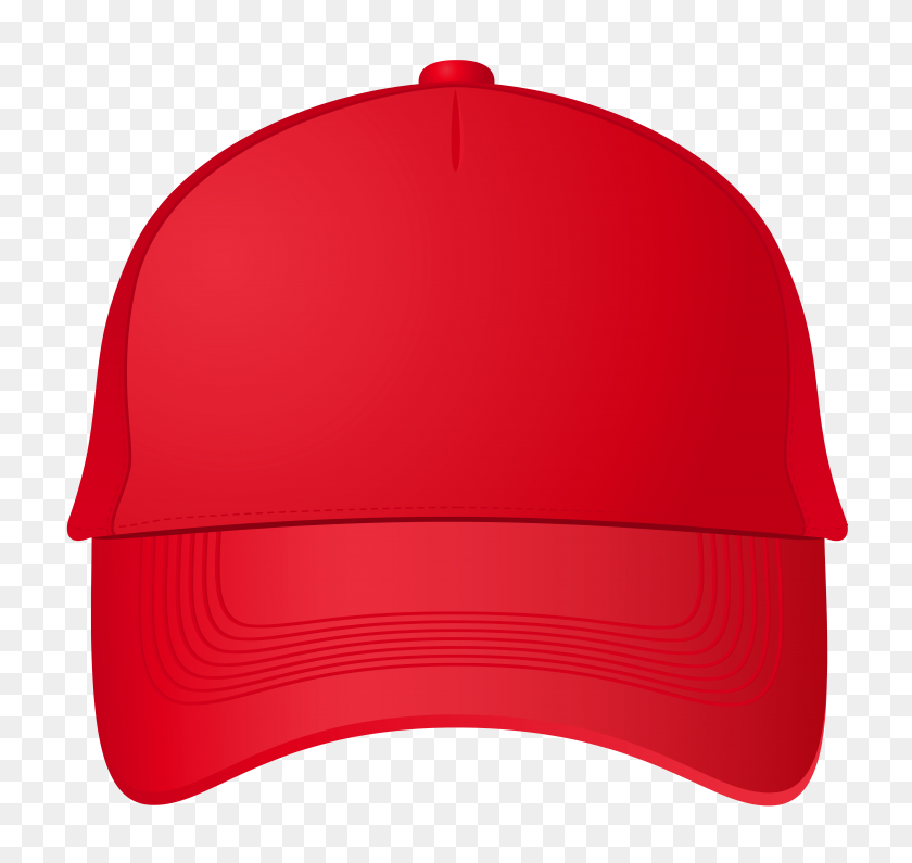 6505x6137 Gorra De Béisbol Roja Png Clipart - Sombrero Rojo Png