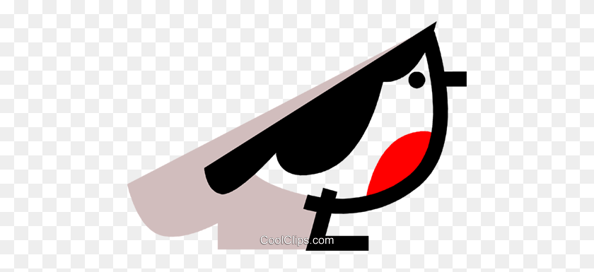 480x325 Red Belly Bird Royalty Free Vector Clip Art Illustration - Belly Clipart