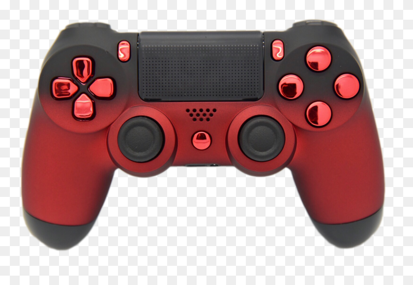 1600x1066 Red Black Fade Soft Touch Custom Controller - Ps4 Controller PNG