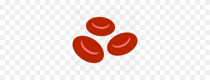 260x260 Red Blood Cell Clip Art Clipart - Blood Drop Clipart