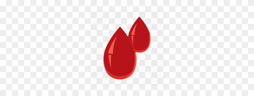260x260 Red Blood Cell Clipart - Blood Splatter Clipart