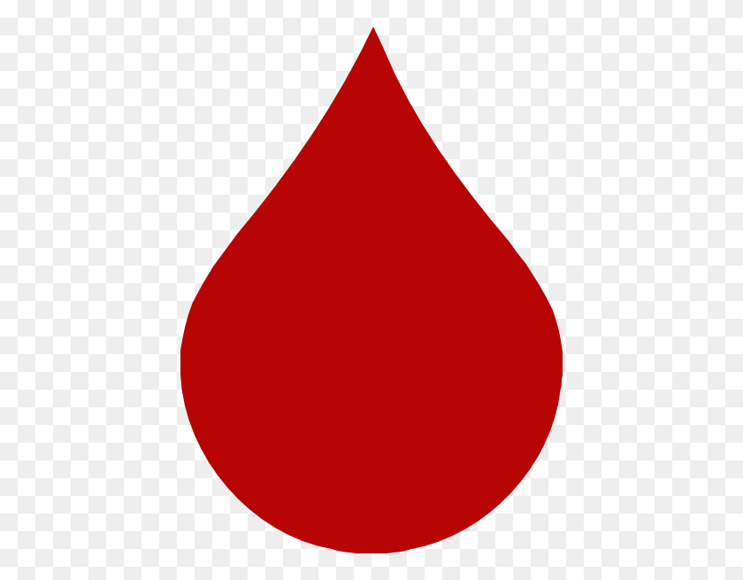 432x595 Red Blood Drop Clip Art - Rain Drop Clipart