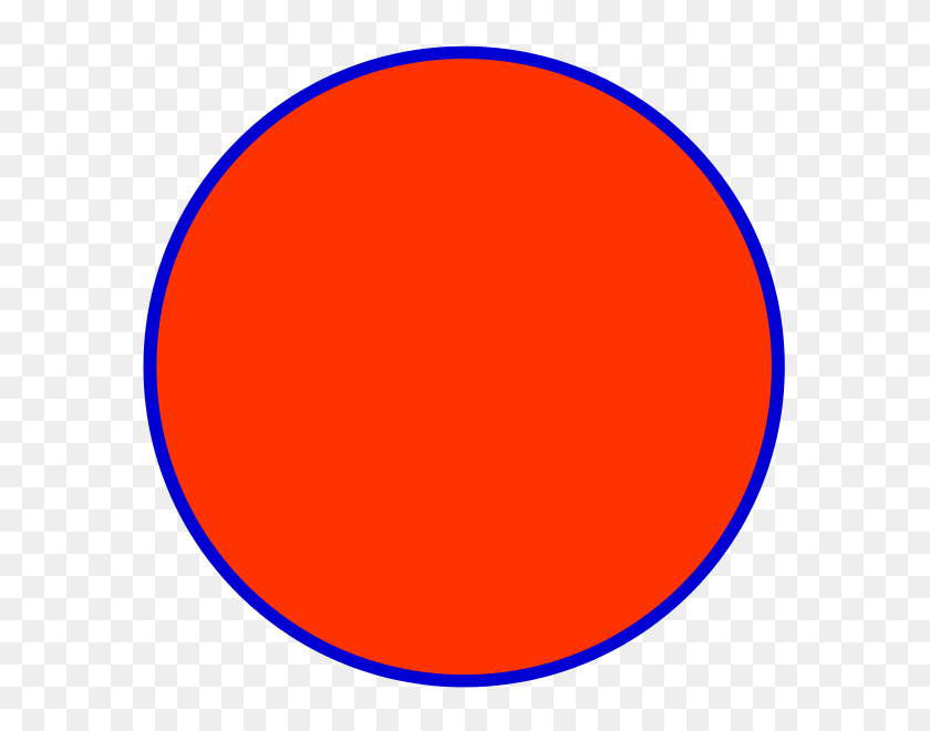 600x600 Red Blue Circle - Fish Outline PNG