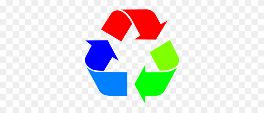 300x300 Red, Blue, Green Recycling Clip Art - Reduce Reuse Recycle Clipart