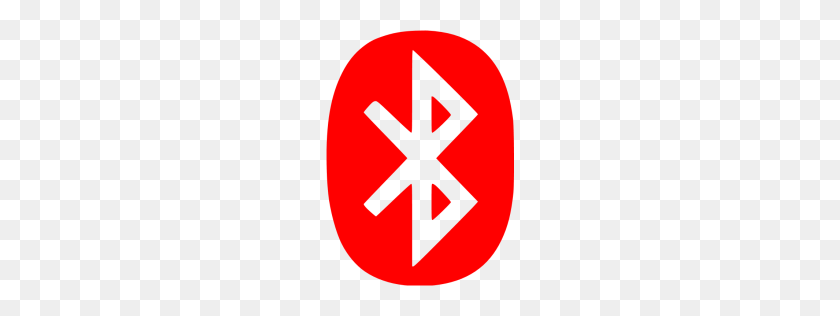 256x256 Red Bluetooth Icon - Bluetooth Icon PNG