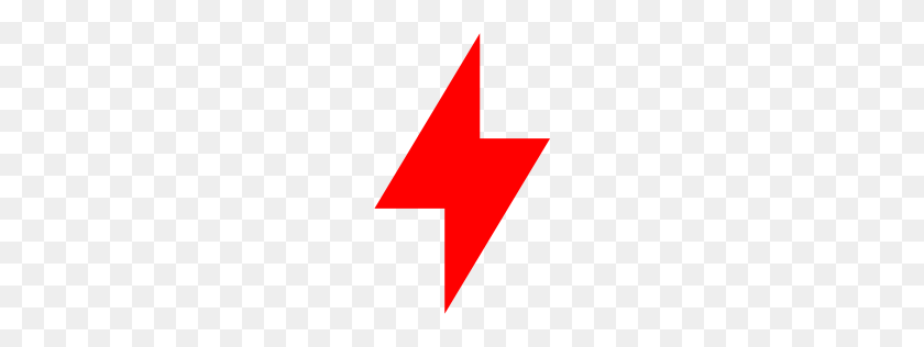 256x256 Red Bolt Icon - Red Lightning PNG