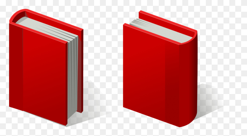 900x466 Red Books Png Clip Arts For Web - Books PNG
