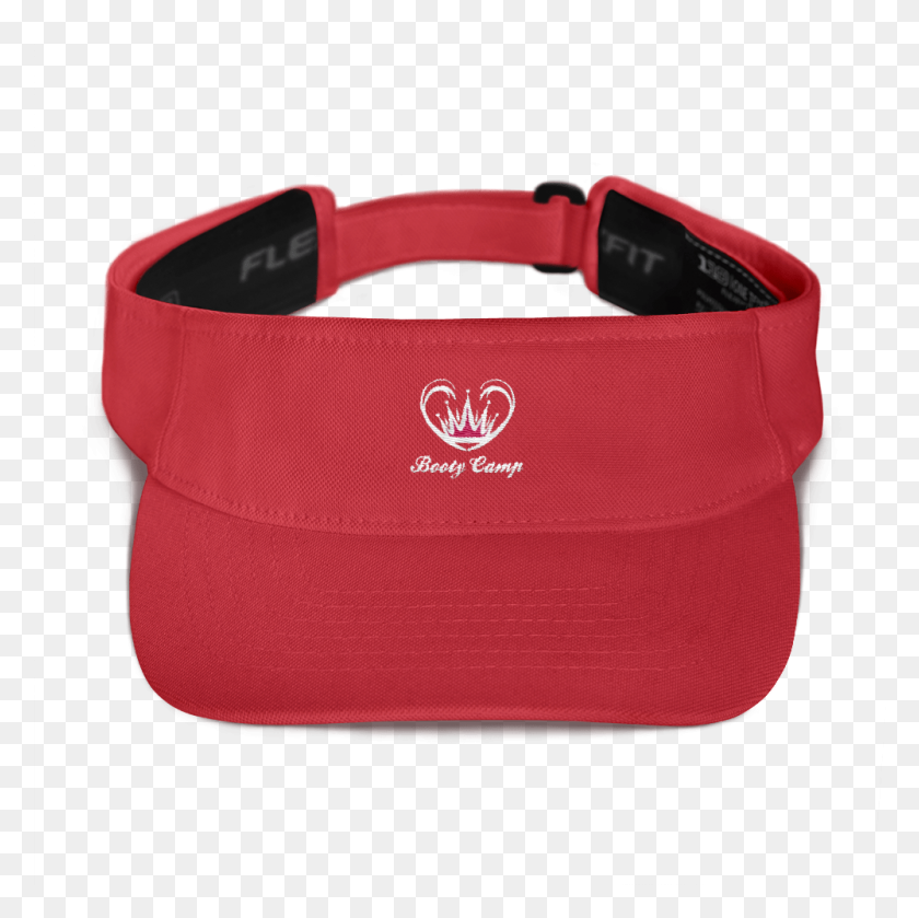 1000x1000 Red Booty Camp Visor Empowered Fitness - Booty PNG