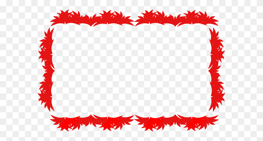 600x392 Red Border Clip Art - Red Hat Ladies Clipart