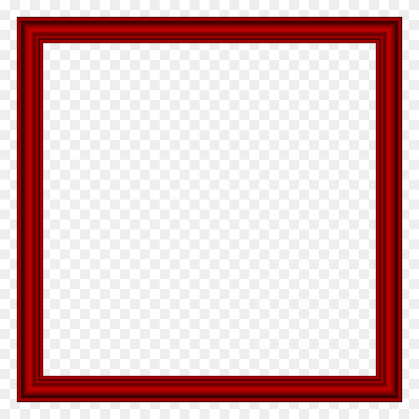 6000x6000 Red Border Frame Transparent Png - Red Frame PNG