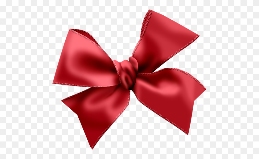 500x457 Red Bow - Red Bow PNG