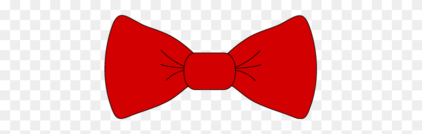 423x207 Red Bow Clip Art - Free Ribbon Clipart