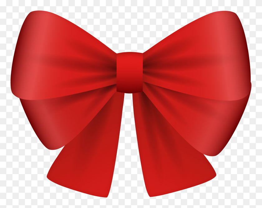 8000x6249 Red Bow Png Clip Art - Red Tie Clipart
