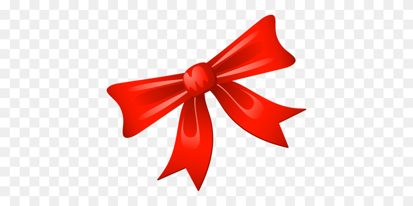 406x360 Red Bow Png Image - Red Bow PNG