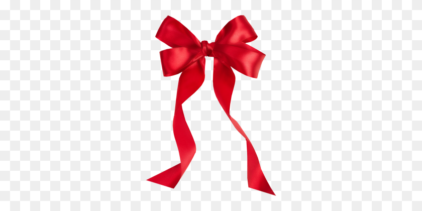 260x360 Red Bow Png Transparent Image - Ribbon PNG Transparent
