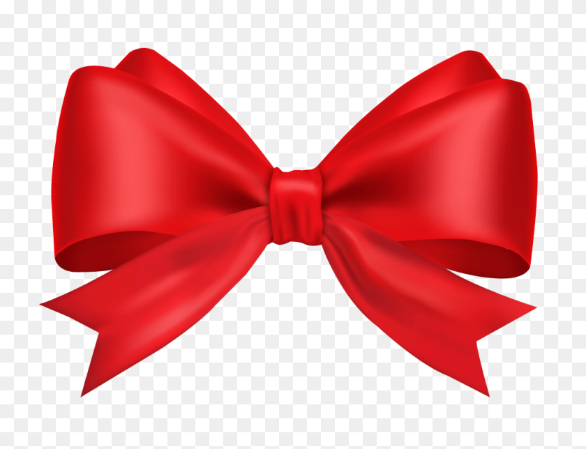 983x737 Red Bow Ribbon Png No Background - Red Background PNG