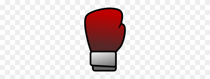 256x256 Red Boxing Glove Clip Art - Boxing Clipart
