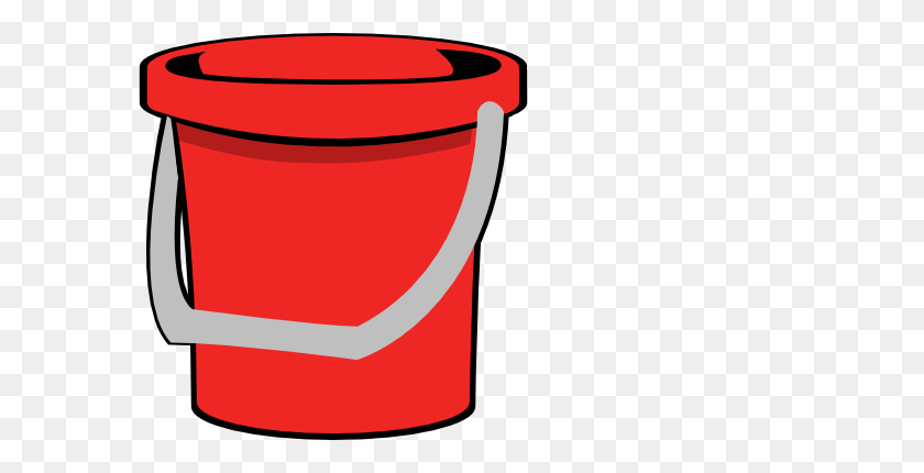 600x370 Red Bucket Png Clip Arts For Web - Bucket PNG