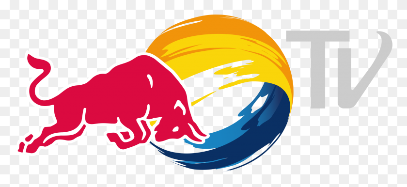 2400x1004 Red Bull Tv Logo Png Transparent Vector - Red Bull Logo PNG