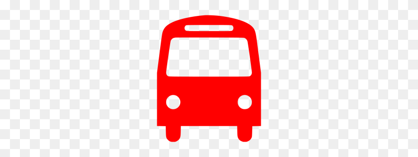 256x256 Icono De Autobús Rojo - Icono De Autobús Png