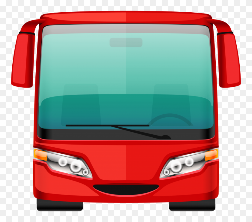 850x742 Red Bus Png - Bus PNG