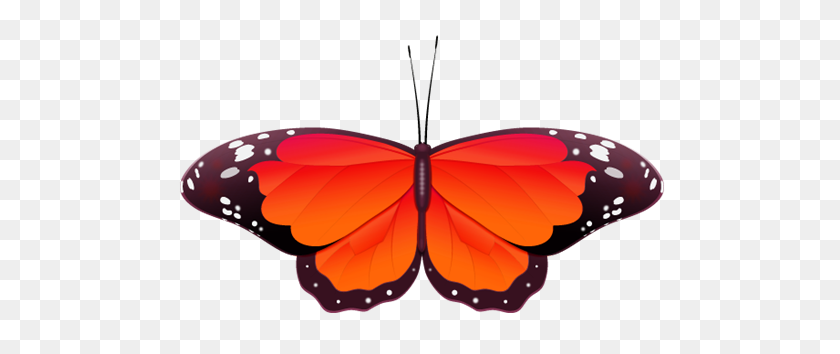 500x294 Red Butterfly Clip Art Clip Art Butterfly - Moth Clipart