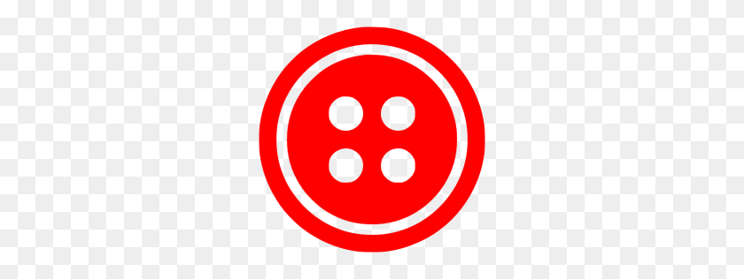 256x256 Red Button Icon - Red Button PNG