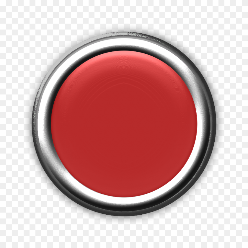 800x800 Red Button Is Turned Off Free Download Vector Image - Red Button PNG