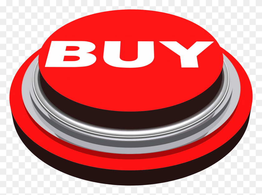 2336x1694 Red Buy Button Icons Png - Red Button PNG