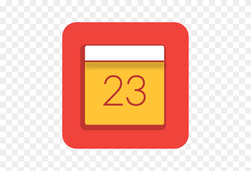 512x512 Icono Cuadrado De Fecha De Calendario Rojo - Fecha Png