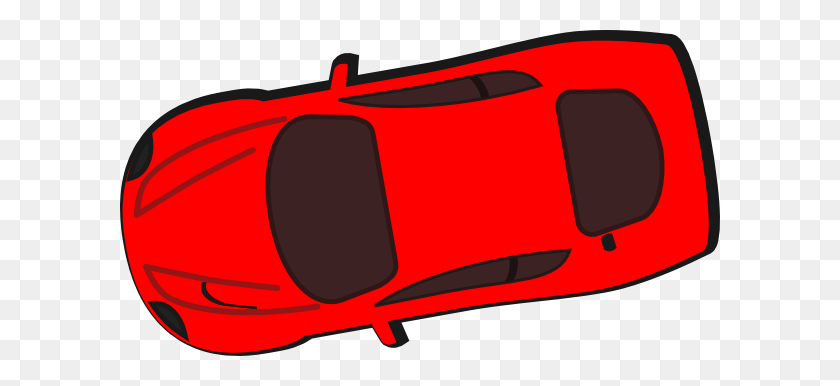 600x326 Red Car - Small Car Clipart