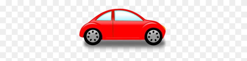 299x150 Красный Автомобиль Клипарт - Красный Автомобиль Png