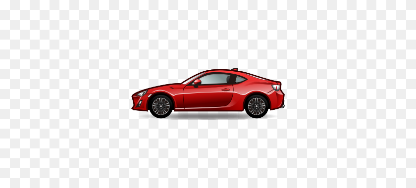 320x320 Red Car Emojidex - Car Emoji PNG