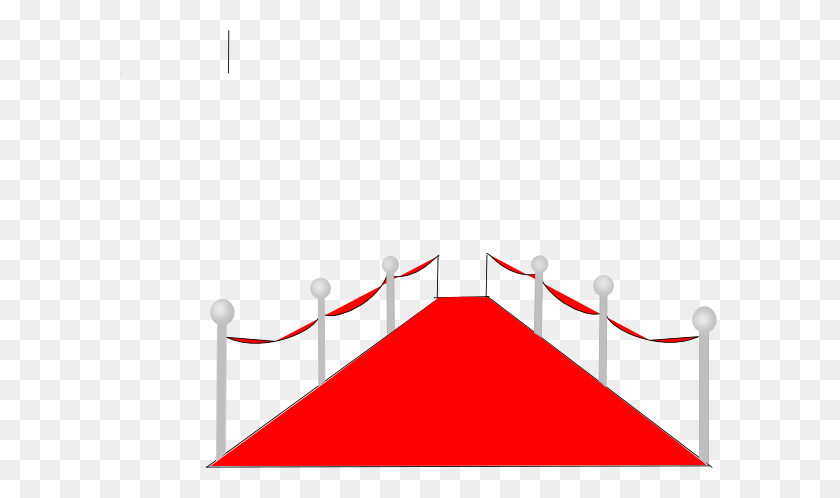 600x438 Red Carpet Clipart - Red Line Clipart