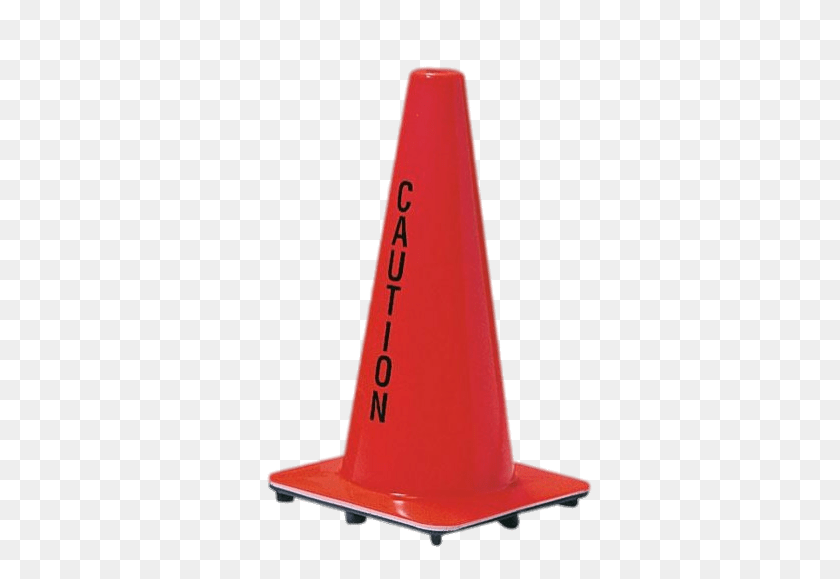360x519 Red Caution Cone Transparent Png - Cone PNG