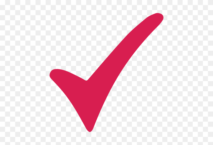 512x512 Red Check Mark - Red Check Mark PNG