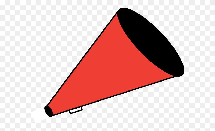600x451 Red Cheer Megaphone Clipart - Cheer Up Clipart