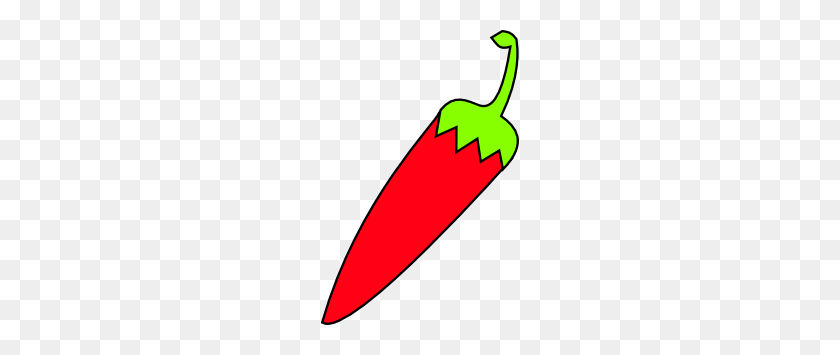 198x295 Red Chili With Green Tail Clip Art - Chilly Clipart