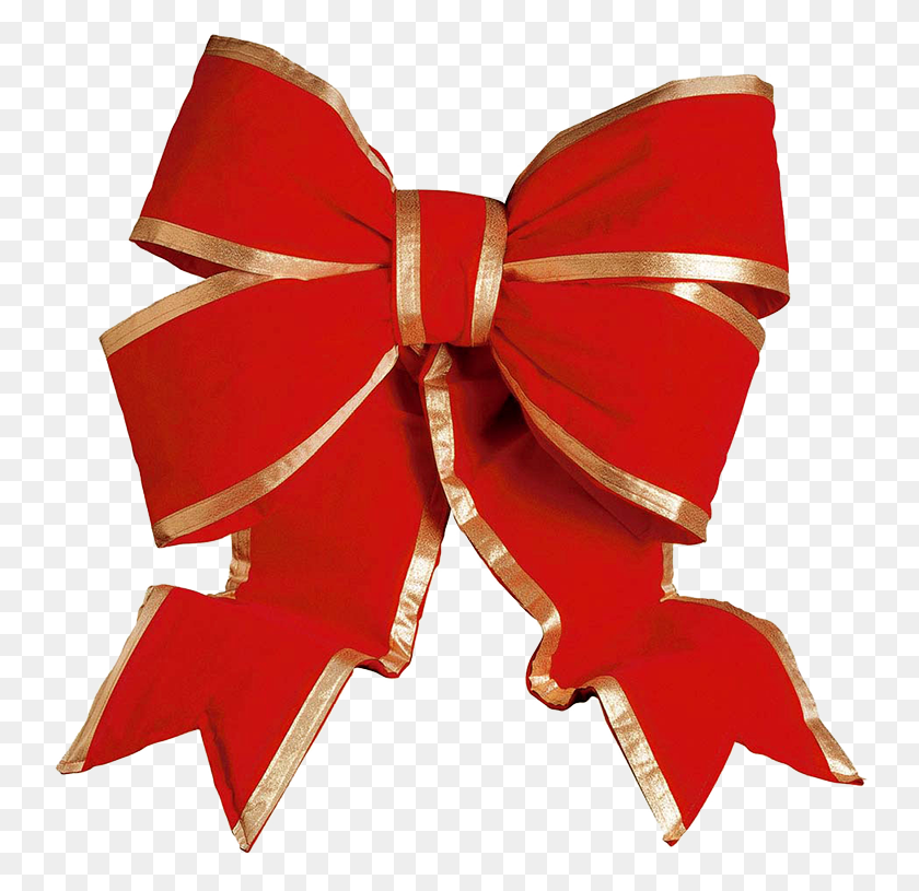 749x755 Red Christmas Bow Png Hd Transparent Red Christmas Bow Hd - Red Bow PNG